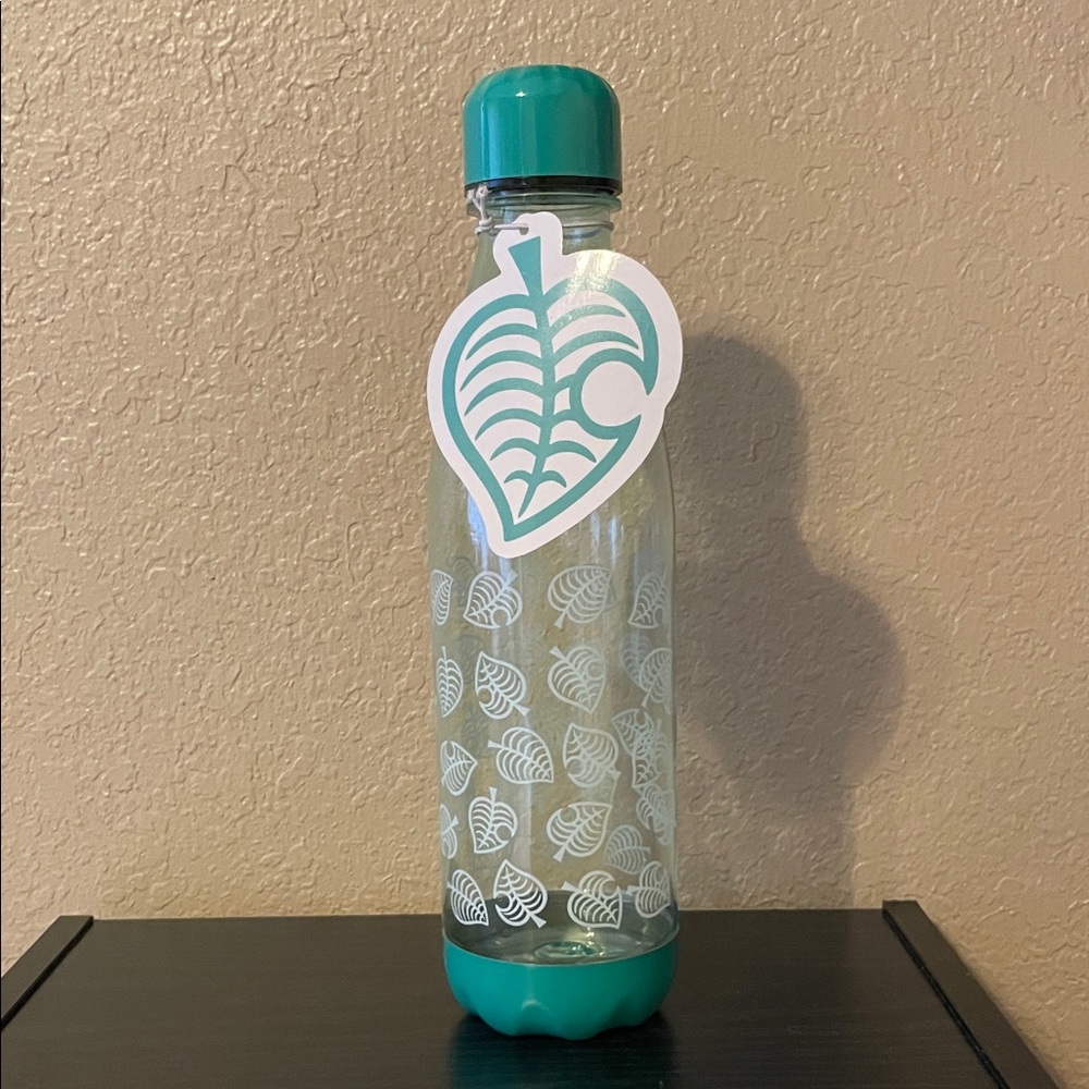 Nintendo Animal Crossing Teal and Clear Bottle